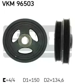 VKM 96503 SKF Ременный шкив, коленчатый вал